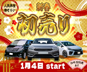 中古車の初売りバナー （300*250）